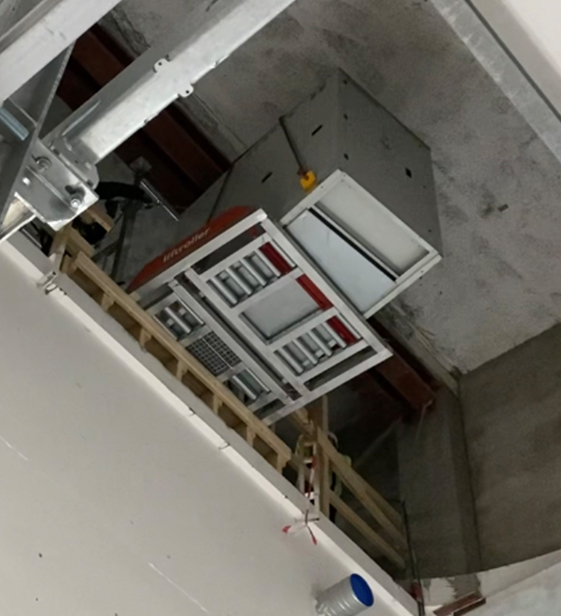 Cooling-Unit1 Liftroller Wall rolling materials into the second floor
