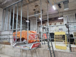 Liftroller Floor, Intergrated with Scaffold 